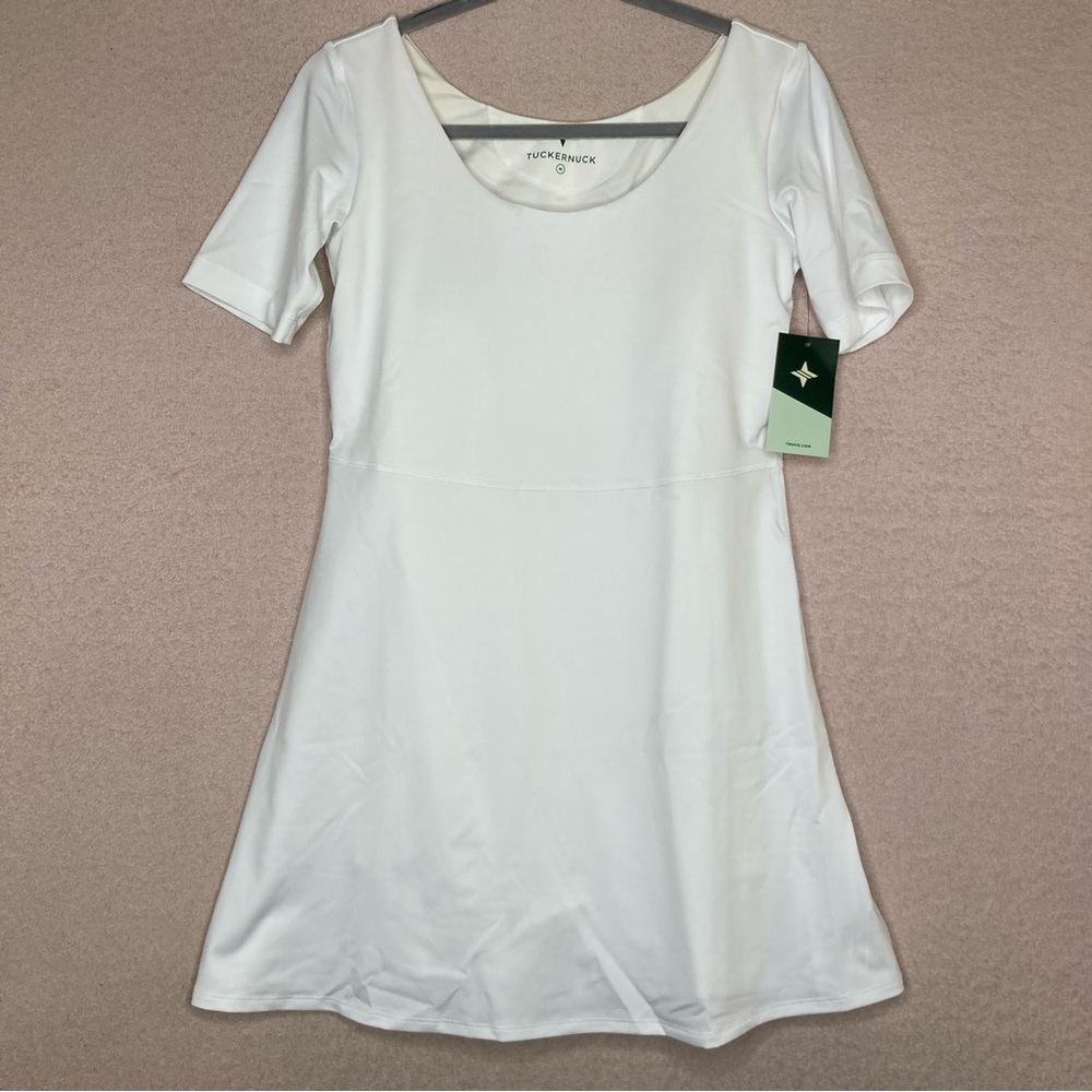 Tuckernuck White Short Sleeve Mini Dress - Picture 6 of 12